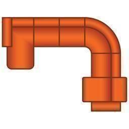 Longchair Rond + 3 Zits + Hoek Rond + 2.5 Zits (1x Relax)