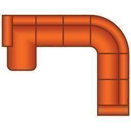 Longchair Rond + 3 Zits + Hoek Rond + 2.5 Zits