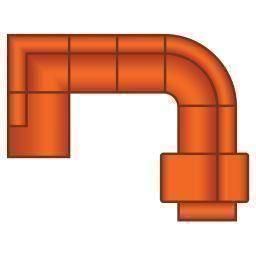 Ottomaan + 2 Zits + Hoek Rond + 2.5 Zits (1x Relax)