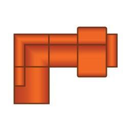 Ottomaan + 3 Zits (1x Relax)