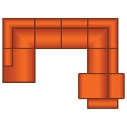 Ottomaan + 3 Zits + Hoek + 2.5 Zits (1x Relax)