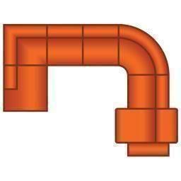 Ottomaan + 3 Zits + Hoek Rond + 2 Zits (1x Relax)