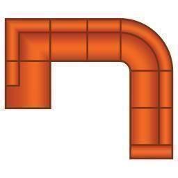 Ottomaan + 3 Zits + Hoek Rond + 3 Zits