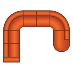 2 Zits + Hoek Rond + 2.5 Zits + Ottomaan Rond