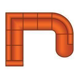 3 Zits + Hoek + 2 Zits + Ottomaan Rond