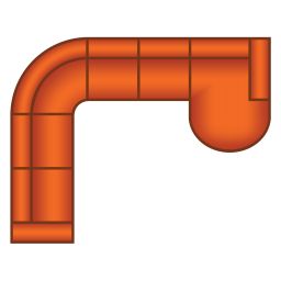 3 Zits + Hoek Rond + 2 Zits + Longchair Rond