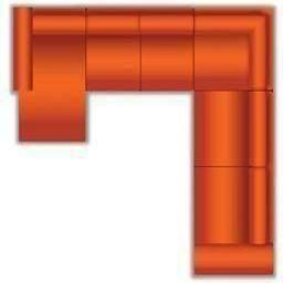 Longchair Klein + 2 Zits + Hoek + 2 Zits