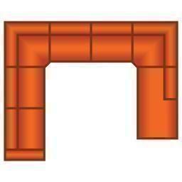 3 Zits + Hoek + 3 Zits + Ottomaan Klein