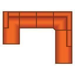 Longchair + 3 Zits + Ottomaan Groot