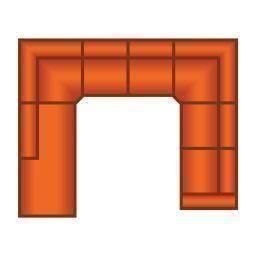 Ottomaan Groot + 2 Zits + Hoek + 2 Zits