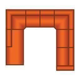 Ottomaan Groot + 2 Zits + Hoek + 3 Zits