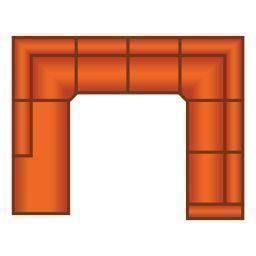 Ottomaan Groot + 2.5 Zits + Hoek + 2.5 Zits