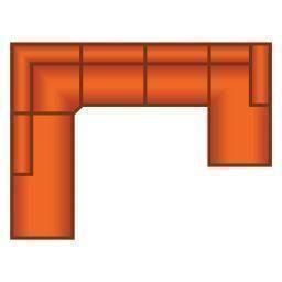 Ottomaan Groot + 3 Zits + Longchair