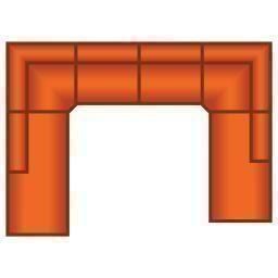 Ottomaan Groot + 3 Zits + Ottomaan Klein