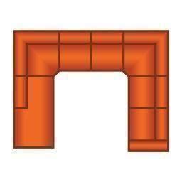 Ottomaan Klein + 2 Zits + Hoek + 2 Zits