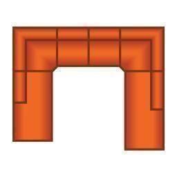 Ottomaan Klein + 2 Zits + Ottomaan Groot