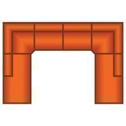 Ottomaan Klein + 3 Zits + Ottomaan Klein