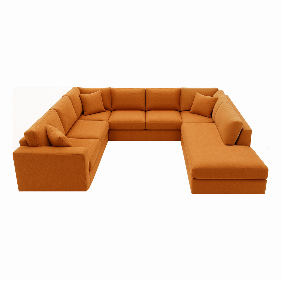 2 Zits + Hoek + 2 Zits + Ottomaan Groot