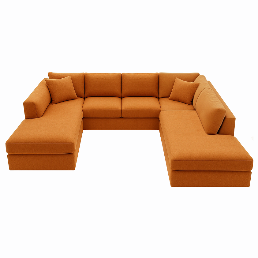 Longchair + 2 Zits + Ottomaan Groot