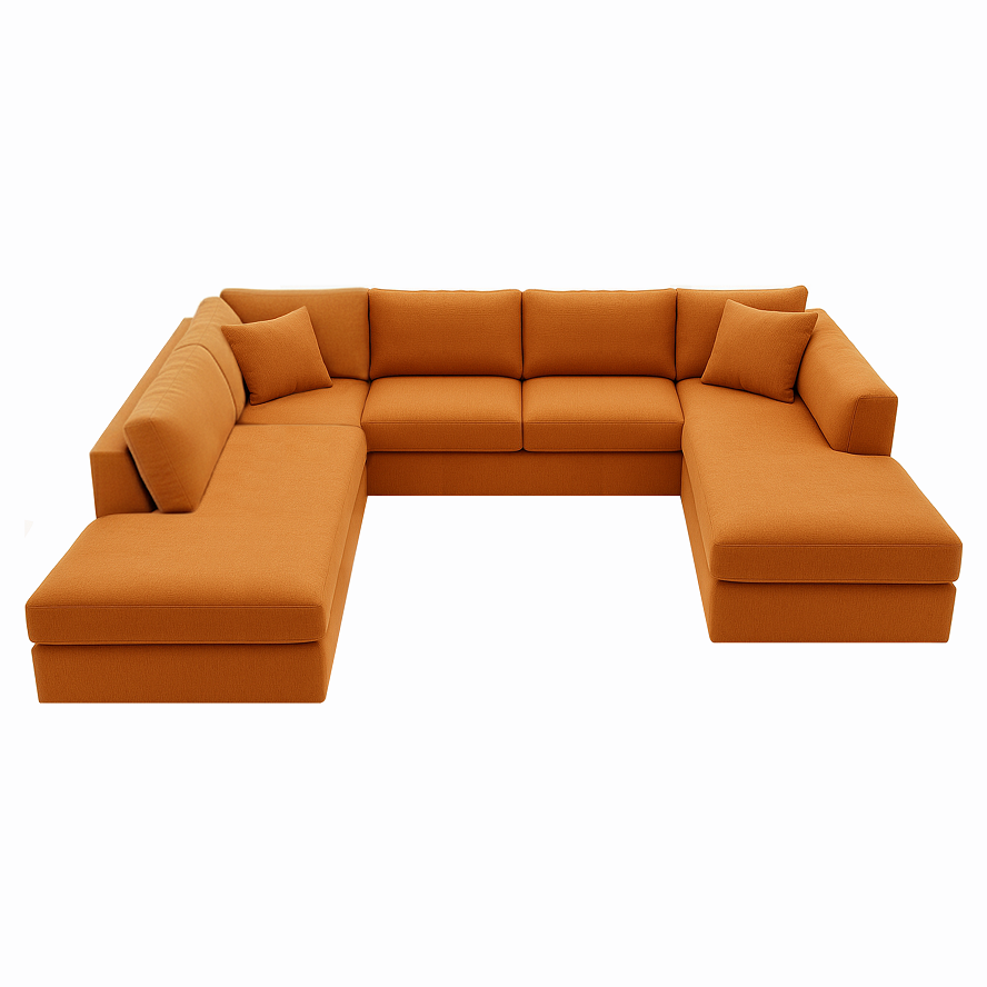 Longchair + 2.5 Zits + Ottomaan Groot