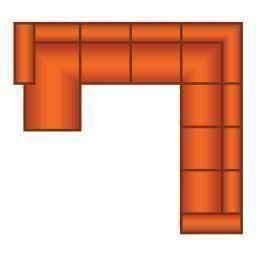 Longchair + 2 Zits (2 delig) + Hoek + 3 Zits (3 delig)