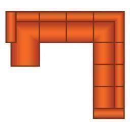 Longchair + 3 Zits + Hoek + 3 Zits (3 delig)