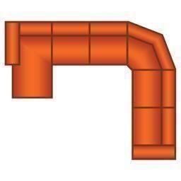 Longchair Groot + 3 Zits + Trapeze Hoek + 3 Zits