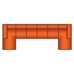 Longchair Groot + 4 Zits (2 delig) + Longchair Groot