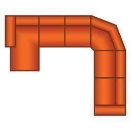 Longchair Klein + 2.5 Zits + Trapeze Hoek + 3 Zits