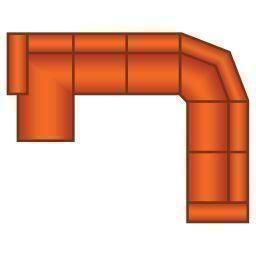 Longchair Klein + 3 Zits + Trapeze Hoek + 2.5 Zits