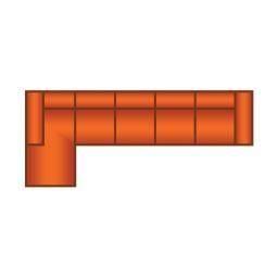 Longchair Klein + 4 Zits (2 delig)