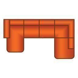 Longchair Rond + 2 Zits + Ottomaan Rond