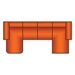 Longchair Rond + 2.5 Zits + Longchair Groot