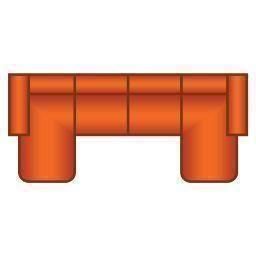 Longchair Rond + 3 Zits + Longchair Rond