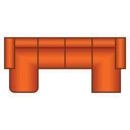 Longchair Rond + 3 Zits + Longchair Klein