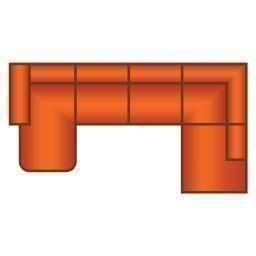 Longchair Rond + 3 Zits + Ottomaan