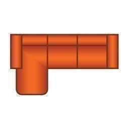 Longchair Rond + 3 Zits