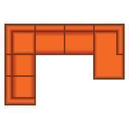 2 Zits + Hoek + 3 Zits + Longchair Groot