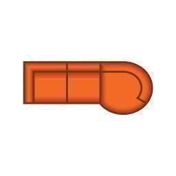 2.5 Zits + Longchair Rond Klein