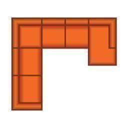 3 Zits + Hoek + 3 Zits + Longchair Klein