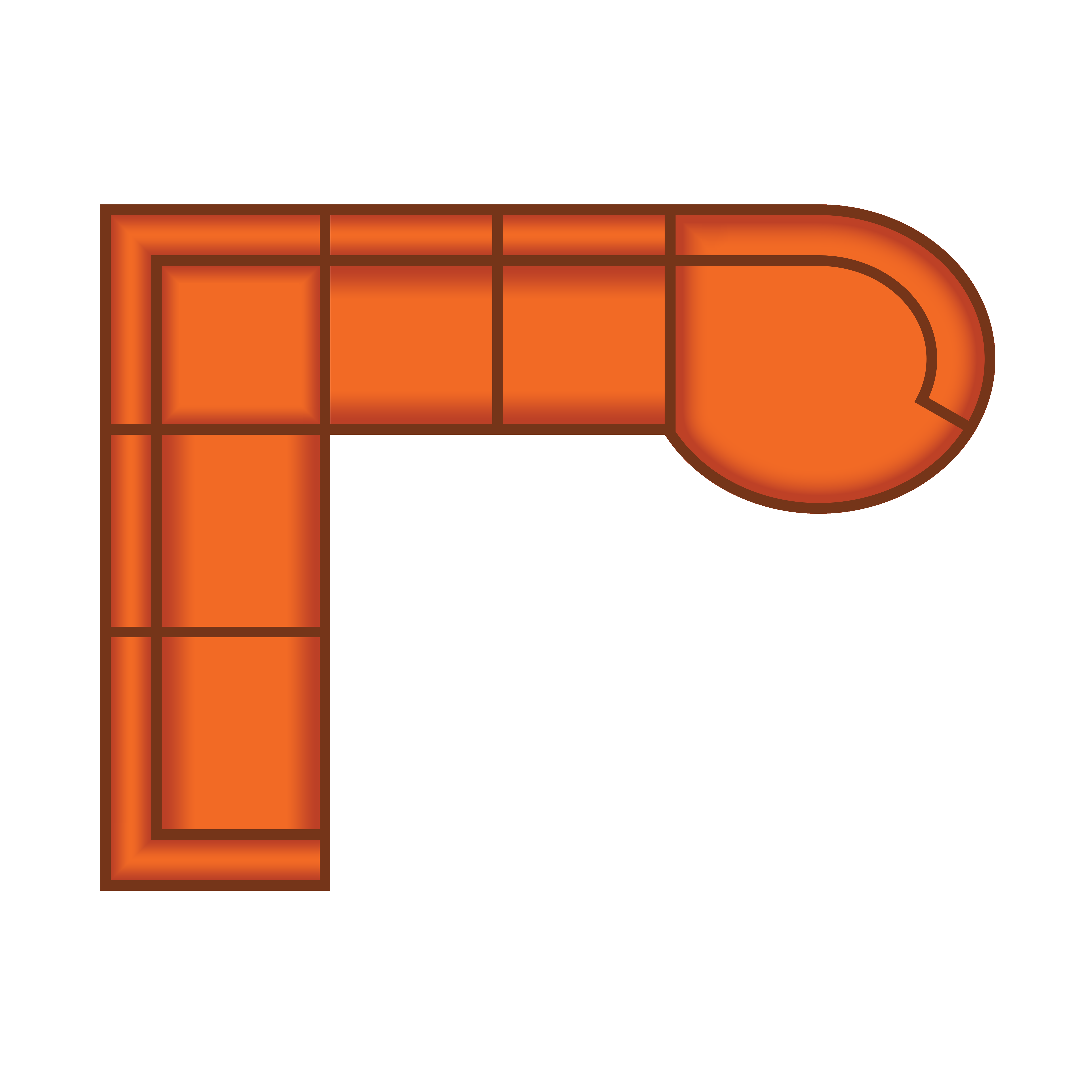 3 Zits + Hoek + 2 Zits + Longchair Rond Groot