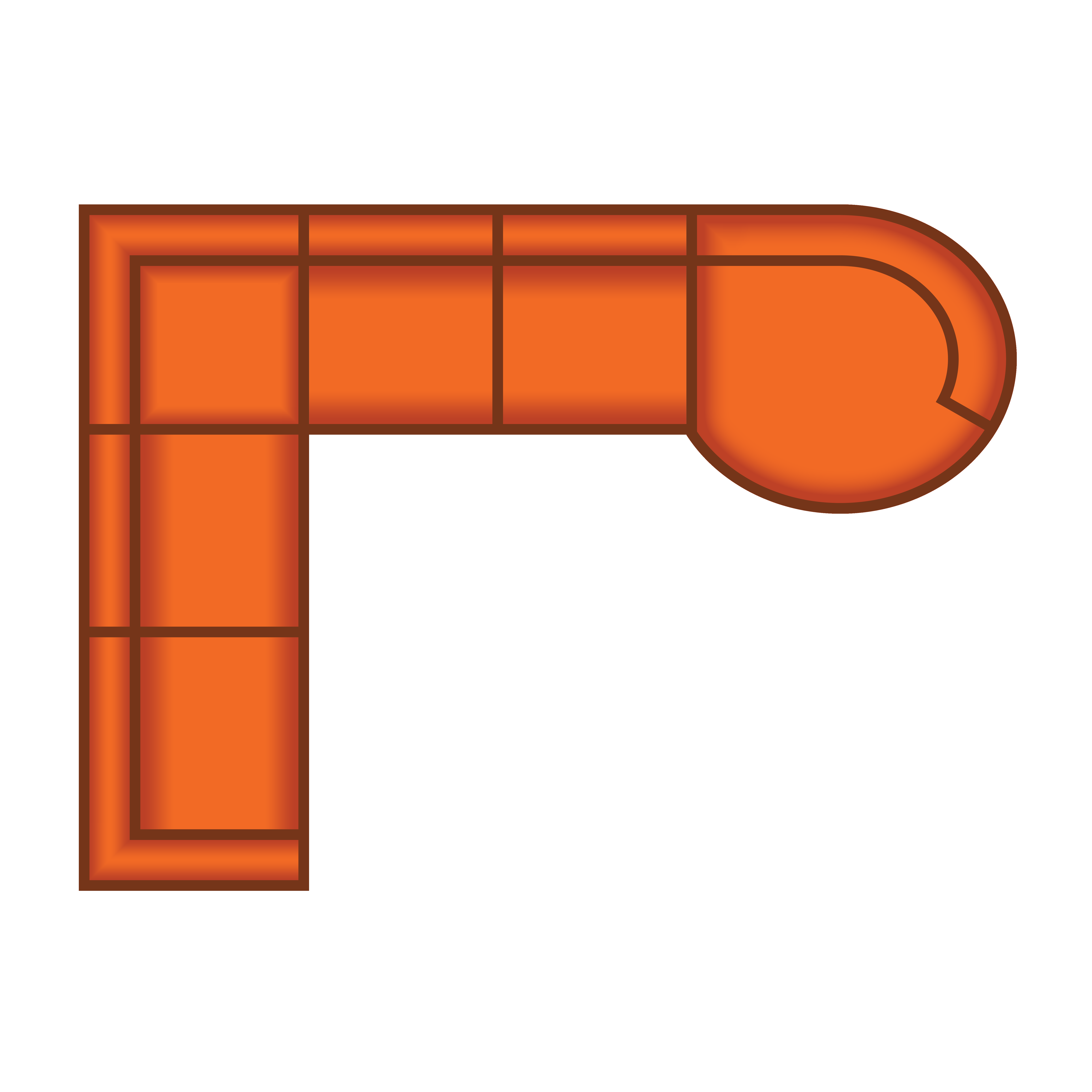 3 Zits + Hoek + 2.5 Zits + Longchair Rond Groot