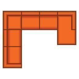 3 Zits + Hoek + 2.5 Zits + Longchair Groot