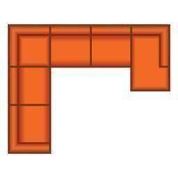 3 Zits + Hoek + 2.5 Zits + Longchair Klein