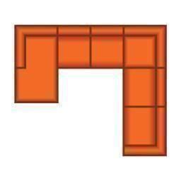 Longchair Groot + 3 Zits + Hoek + 3 Zits