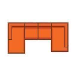 Longchair Groot + 2 Zits + Ottomaan Klein