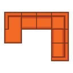 Longchair Groot + 2.5 Zits + Hoek + 2.5 Zits