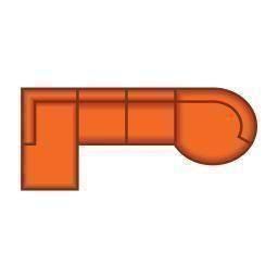 Longchair Groot + 2.5 Zits + Longchair Rond Groot