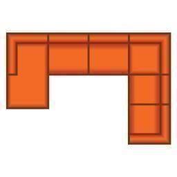 Longchair Groot + 3 Zits + Hoek + 2 Zits