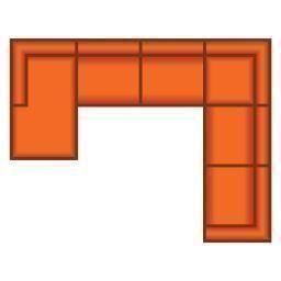 Longchair Groot + 2.5 Zits + Hoek + 3 Zits